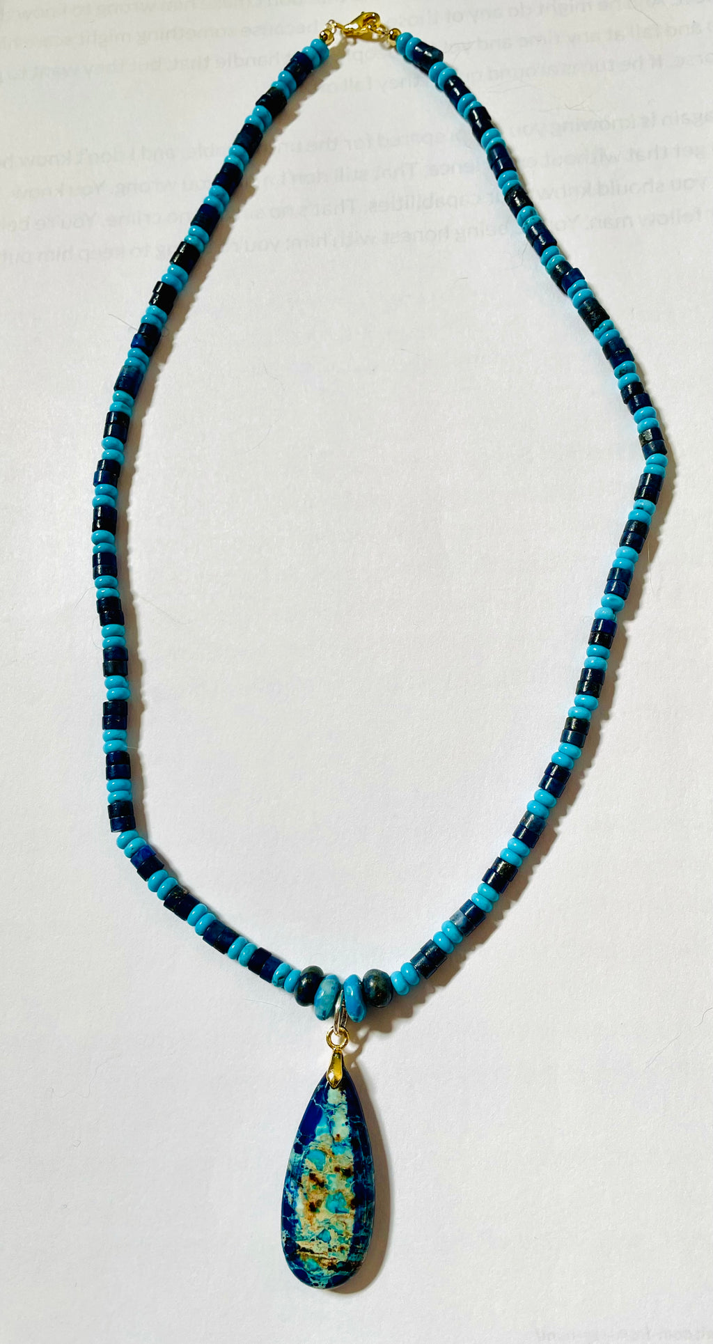 Imperial Jasper pendant necklace